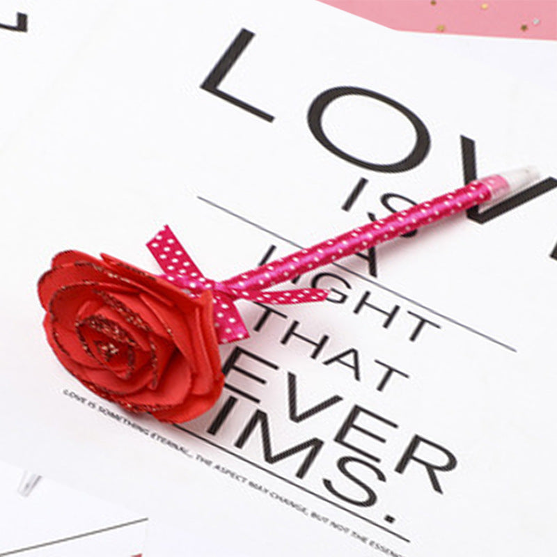 Wholesale Pens Valentine's Day foam rose plastic ballpoint pen